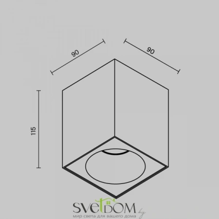 Потолочные светильники Maytoni C030CL-01W от Магазина Svetdom.by
