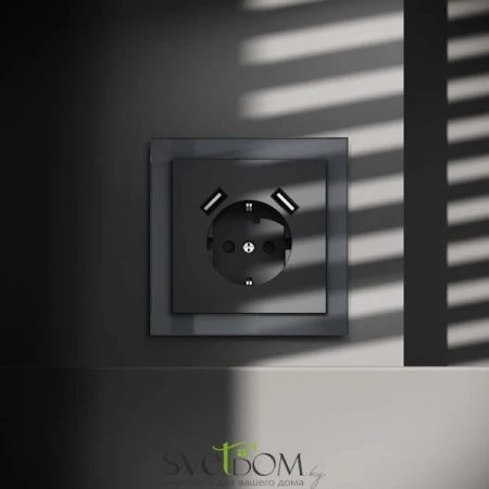 Розетка с USB, А+А Voltum S70 VLS040407  Voltum