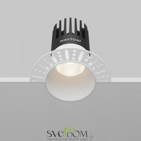 Встраиваемые светильники Maytoni DL122-15W-4K-TRS-W от Магазина Svetdom.by