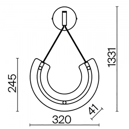 Настенные светильники P091WL-L18G3K Maytoni | Svetdom.by