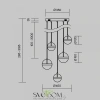 Подвесные светильники Maytoni MOD295PL-L60BBS3K от Магазина Svetdom.by