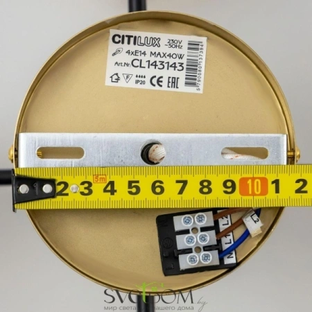 Citilux Шарлиз CL143143 Люстра на штанге Бронза CITILUX