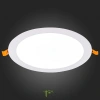 ST209.548.18 Св-к встр. Белый LED 1*18W 4000K 1 350Lm Ra80 110° IP20 D225xH8 90-265V Встраиваемые светильники ST LUCE