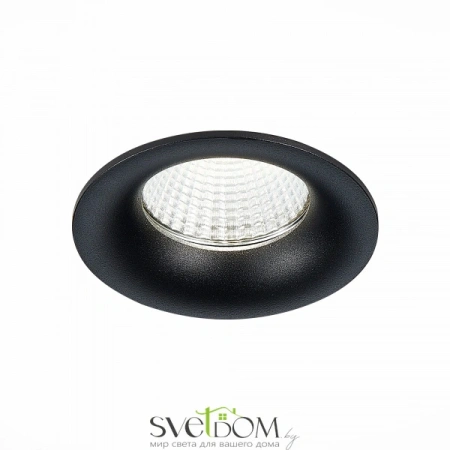 ST703.448.10 Св-к встр. Черный LED 1*10W 4000K 900Lm Ra>90 38° IP20 D85xH75 170-240V Встраиваемые светильники ST LUCE