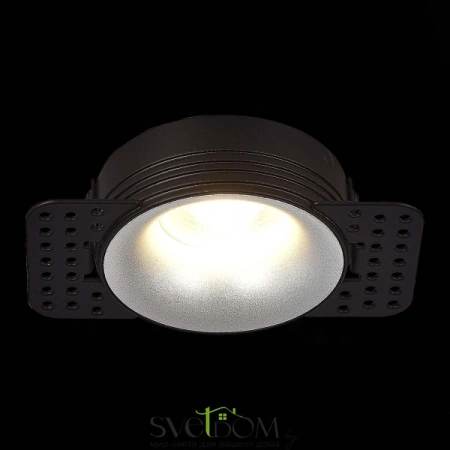 ST218.418.01 Св-к встр. Черный GU10 1*50W  IP20 D78xH30 165-265V Без ламп Встраиваемые светильники ST LUCE