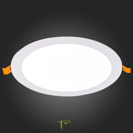 ST209.548.18 Св-к встр. Белый LED 1*18W 4000K 1 350Lm Ra80 110° IP20 D225xH8 90-265V Встраиваемые светильники ST LUCE