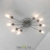 Citilux Хеликс CL109181 Люстра потолочная Матовый Хром CITILUX