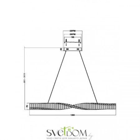 Подвесные светильники Maytoni P097PL-L36BS3K от Магазина Svetdom.by