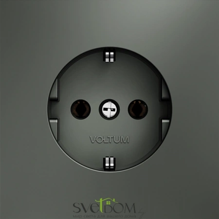 Розетки электрические с заземлением Voltum S70 VLS040106  Voltum