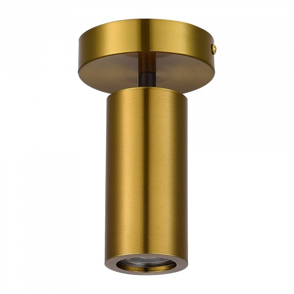 SL1215.402.01 Светильник потолочный ST-Luce Черный, Латунь/Латунь GU10 1*5W 4000K TALIA