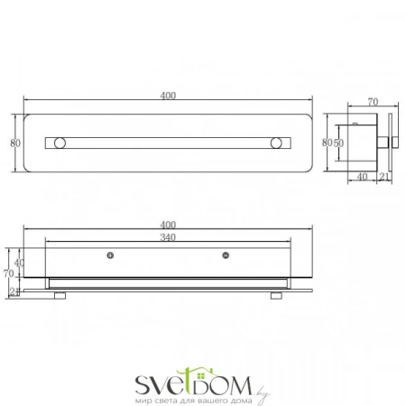 Настенные светильники P091WL-L7G3K Maytoni | Svetdom.by