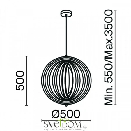 Подвесные светильники Maytoni MOD197PL-01W1 от Магазина Svetdom.by