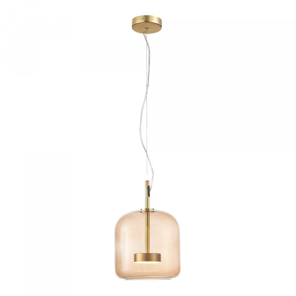 SL1053.273.01 Светильник подвесной ST-Luce Золотистый/Коричневый LED 1*6W 3000K PALOCHINO