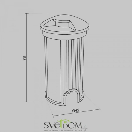 Встраиваемые светильники Maytoni O044DL-L1S3K от Магазина Svetdom.by