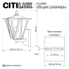 Уличный настенный светильник Citilux FORTS CLU09W CITILUX