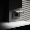 Накладка для розетки с заземлением, защитными шторками и крышкой Voltum S70 Шелк VLS000804 Voltum VLS000804