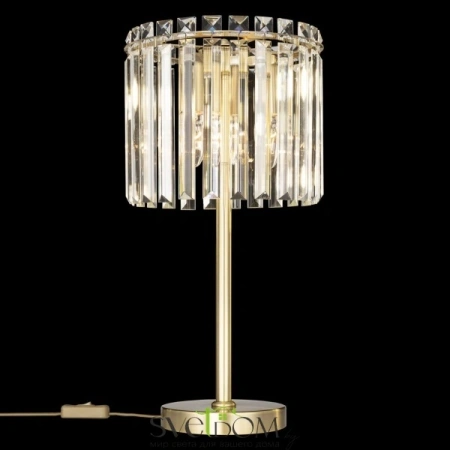 Citilux Джейн CL306833 Хрустальная настольная лампа Бронза CITILUX