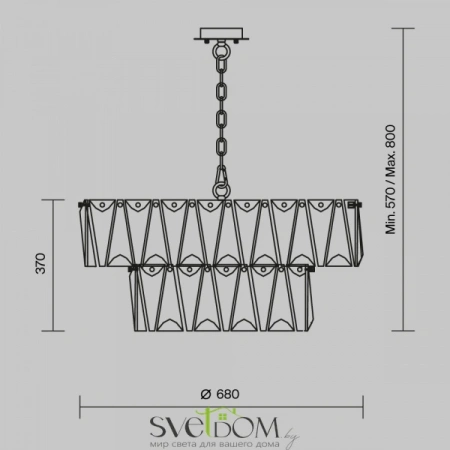 Подвесные светильники Maytoni MOD043PL-12CH от Магазина Svetdom.by