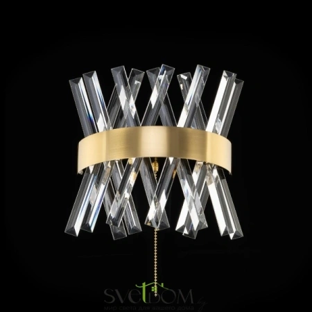 Citilux Ричард CL336313 LED Бра хрустальное с выключателем Бронза CITILUX