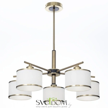 Citilux ALTON CL421253 Люстра на штанге с белыми абажурами CITILUX