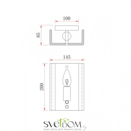 Бра и настенные светильники FR5190WL-01BS2 Freya | Svetdom.by