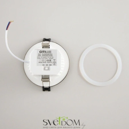 Citilux Акви CLD008113V LED Встраиваемый светильник Бронза CITILUX
