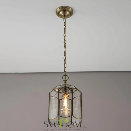 Citilux Витра-2 CL442210 Подвесной светильник витражный Бронза CITILUX
