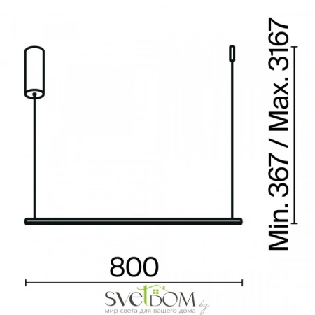 Подвесные светильники Maytoni MOD246PL-L16BSK от Магазина Svetdom.by