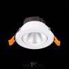 ST211.548.08.36 Св-к встр. Белый LED 1*8W 4000K 640Lm Ra80 36° IP20 D86xH50 220-240V Встраиваемые светильники ST LUCE