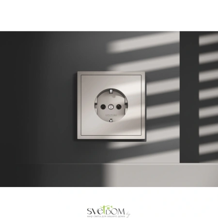 Розетки электрические с заземлением Voltum S70 VLS040103  Voltum VLS040103