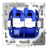 Розетка компьютерная двойная Voltum S70 VLS060205  Voltum VLS060205