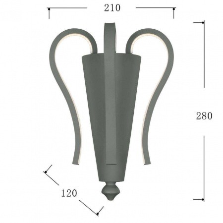 Настенные светильники 2592-3W Favourite | Svetdom.by