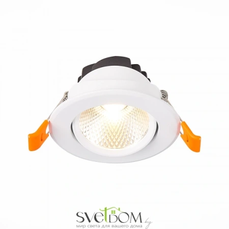 ST211.548.08.36 Св-к встр. Белый LED 1*8W 4000K 640Lm Ra80 36° IP20 D86xH50 220-240V Встраиваемые светильники ST LUCE