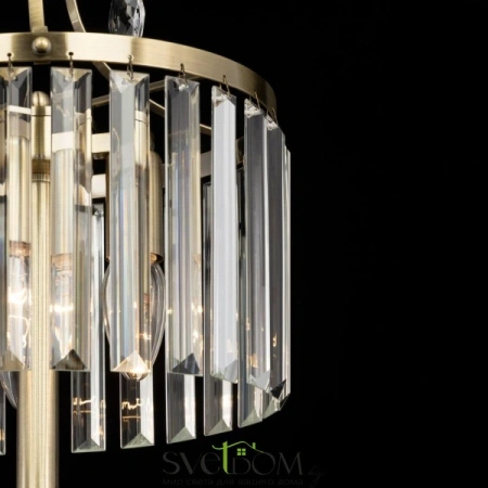 Citilux Инга CL335833 Настольная лампа хрустальная Бронза CITILUX