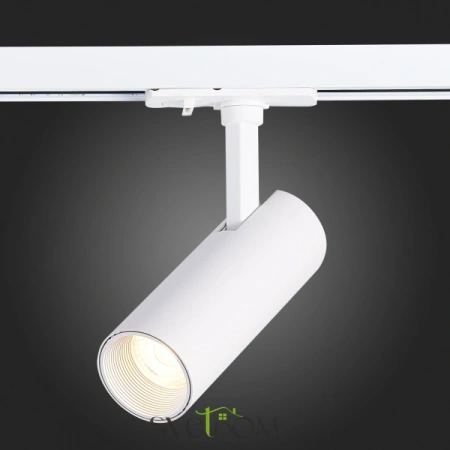 ST350.536.10.36 Св-к трек. Белый LED 1*10W 3000K 900Lm Ra?80 36° IP20 L137xW49xH171 100-240V Однофазная трековая система ST LUCE