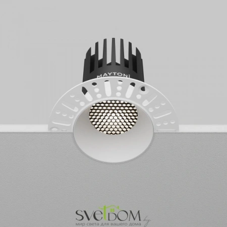 Встраиваемые светильники Maytoni DL121-15W-4K-TRS-W от Магазина Svetdom.by
