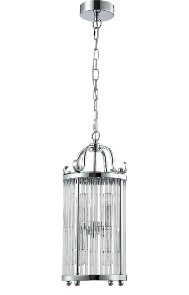 Светильник подвесной Crystal Lux TADEO SP4 D200 CHROME/TRANSPARENTE Crystal Lux