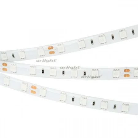 ARLIGHT Лента RTW 2-5000SE 24V Green 2x (5060, 300 LED, LUX) (Arlight, 14.4 Вт/м, IP65)