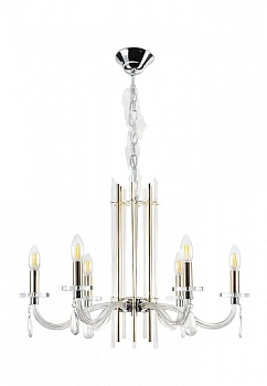 Crystal L ux AURELIO SP6 GOLD+CHROME/TRANSPARENT