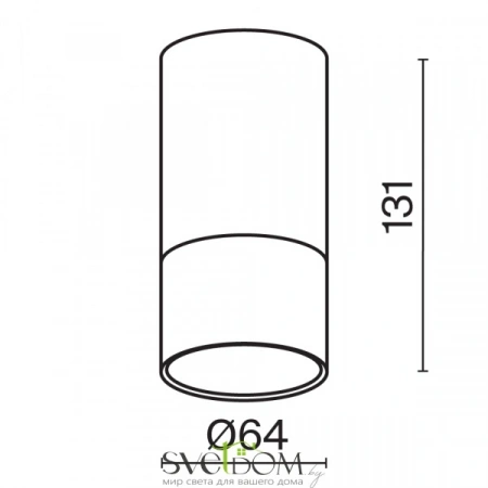 Потолочные светильники Maytoni C007CW-01B от Магазина Svetdom.by