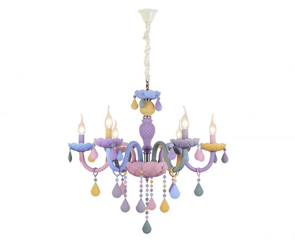 Kink Light 074175-6 Люстра Астрид мультиколор