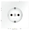 Розетки электрические с заземлением Voltum S70 VLS040102  Voltum VLS040102