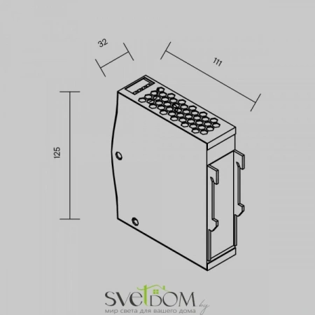 Блок питания PSL015 24В 75Вт IP20 821011