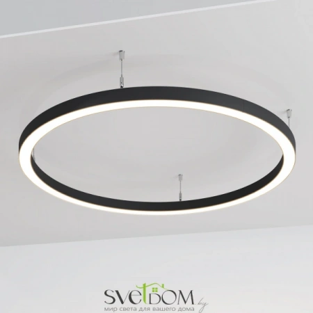 Радиусный профиль 35x35 Ø800мм 1/4 круга черный ALM-3535R-B-D-90°-0.8M