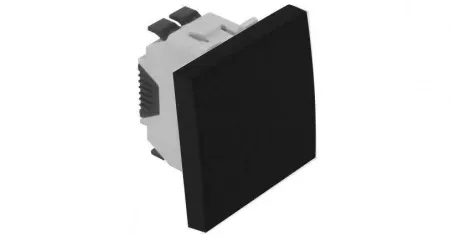 Кнопка - 2 модуля - черный Efapel 45151 SPM