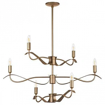 Lightstar 733263 Люстра RAGNO 6х40W E14 ЗОЛОТО