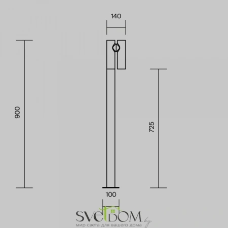 Ландшафтный светильник Outdoor O494FL-L10B3K Maytoni