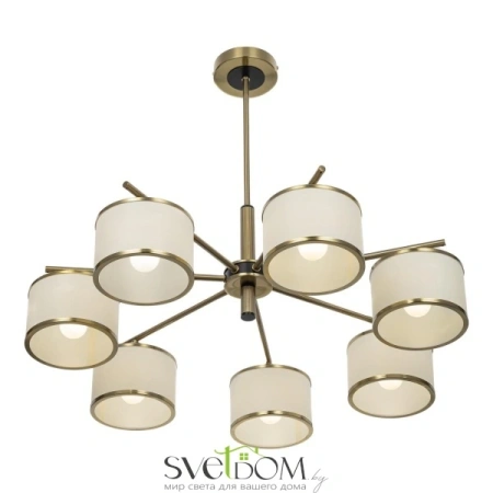 Citilux ALTON CL421273 Люстра на штанге с белыми абажурами CITILUX