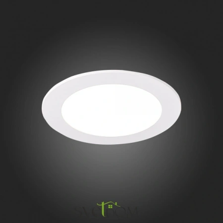 ST209.538.09 Св-к встр. Белый LED 1*9W 3000K 585Lm Ra80 110° IP20 D145xH8 90-265V Встраиваемые светильники ST LUCE