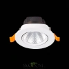 ST211.538.06.24 Св-к встр. Белый LED 1*6W 3000K 480Lm Ra80 24° IP20 D86xH50 220-240V Встраиваемые светильники ST LUCE